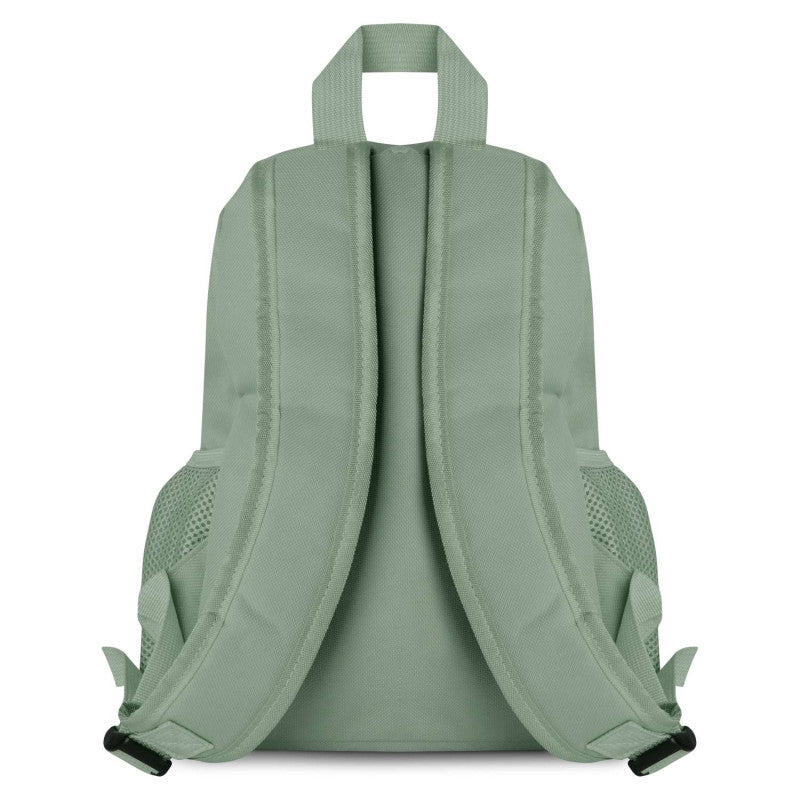 Sage green Back pack, with think adjustable straps.