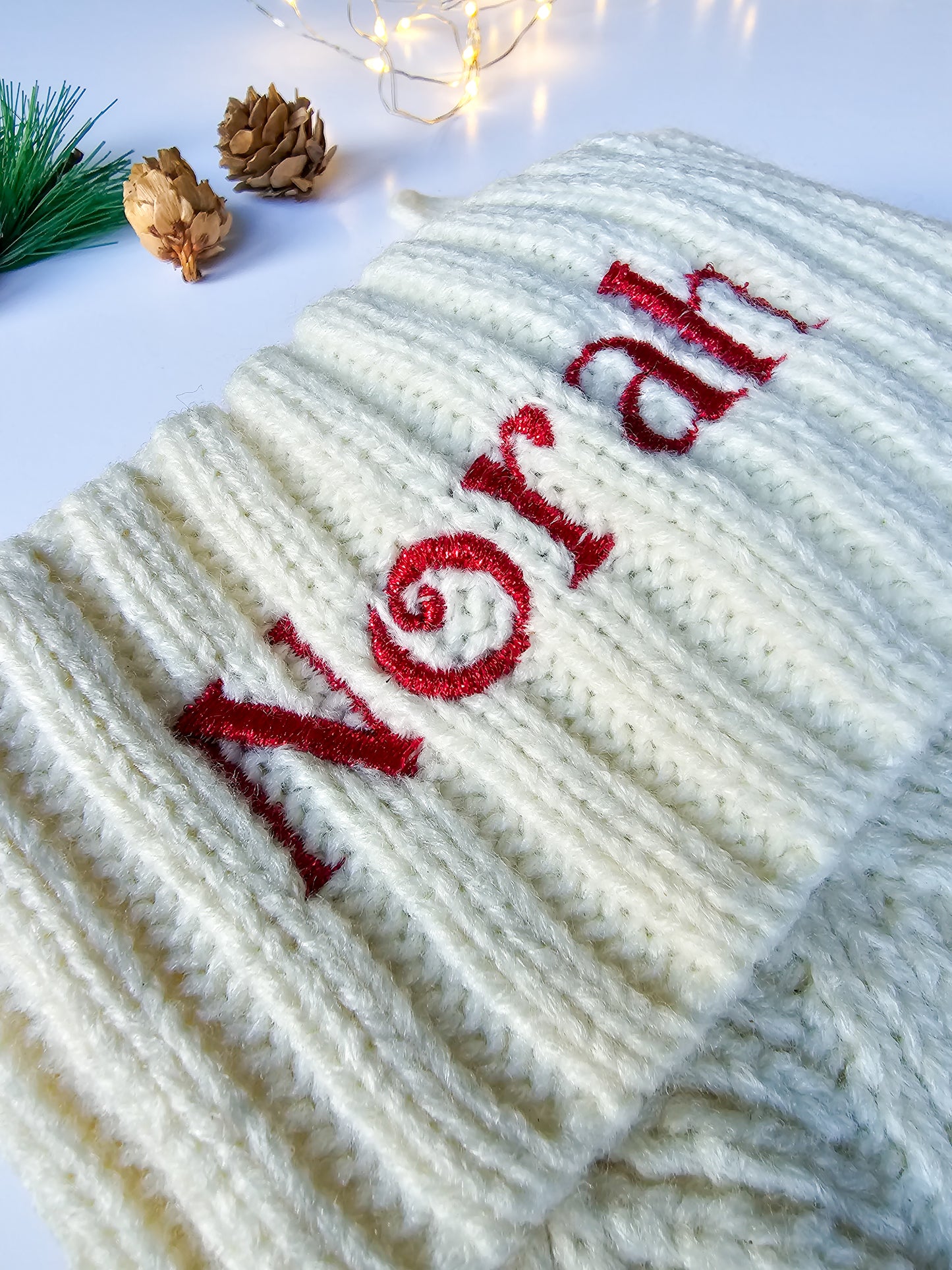 Personalised Knitted Christmas Stockings