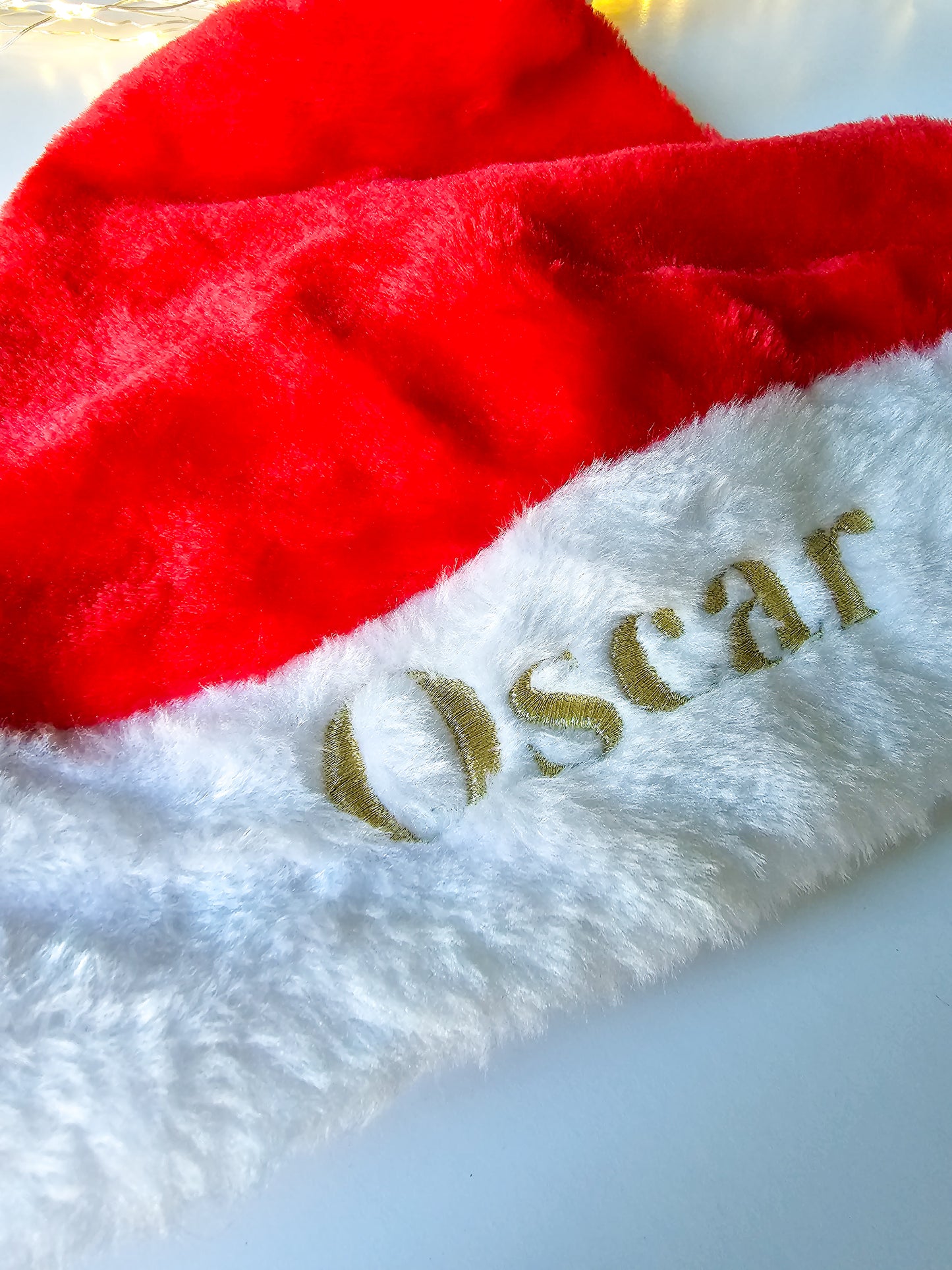 Personalised Luxury Embroidered Santa Hat – For Adults & Children