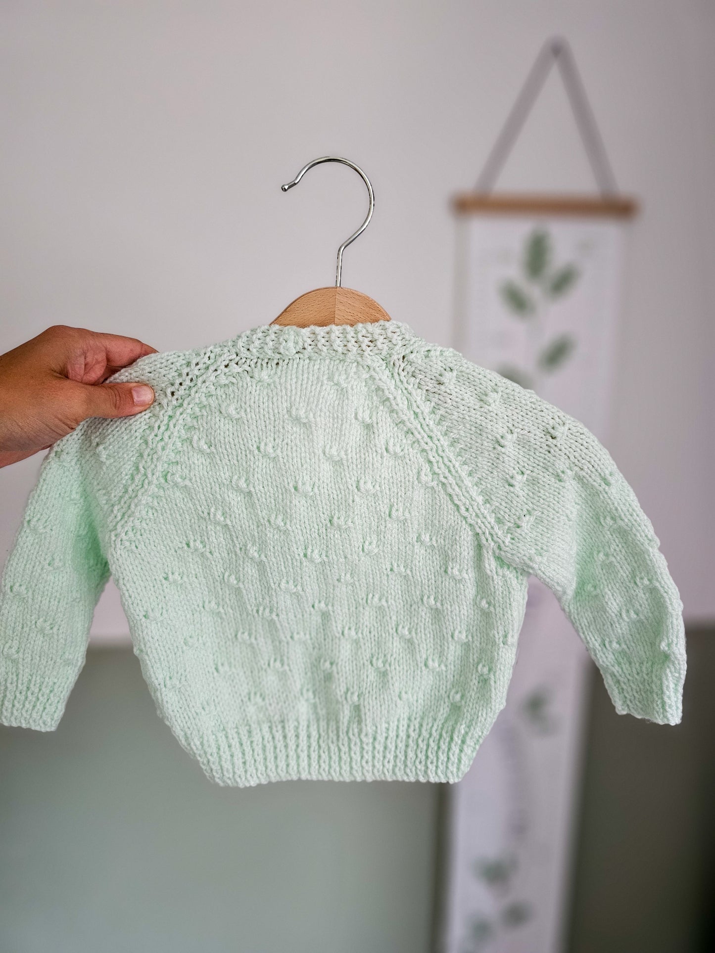 Pre-Loved Knitted Baby Cardigans – Personalised with Embroidered Name