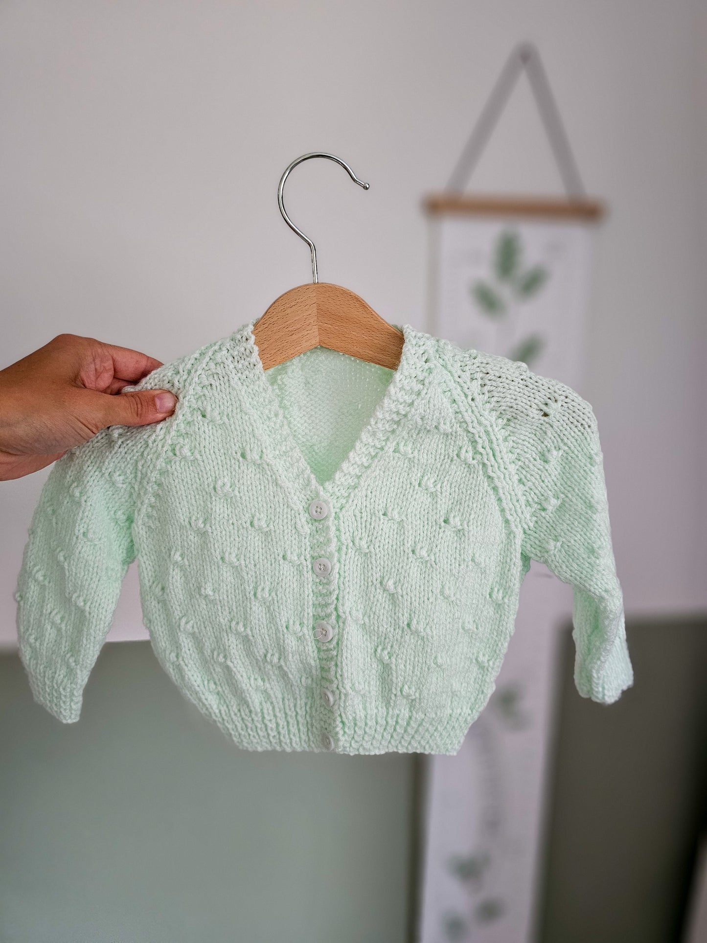 Pre-Loved Knitted Baby Cardigans – Personalised with Embroidered Name