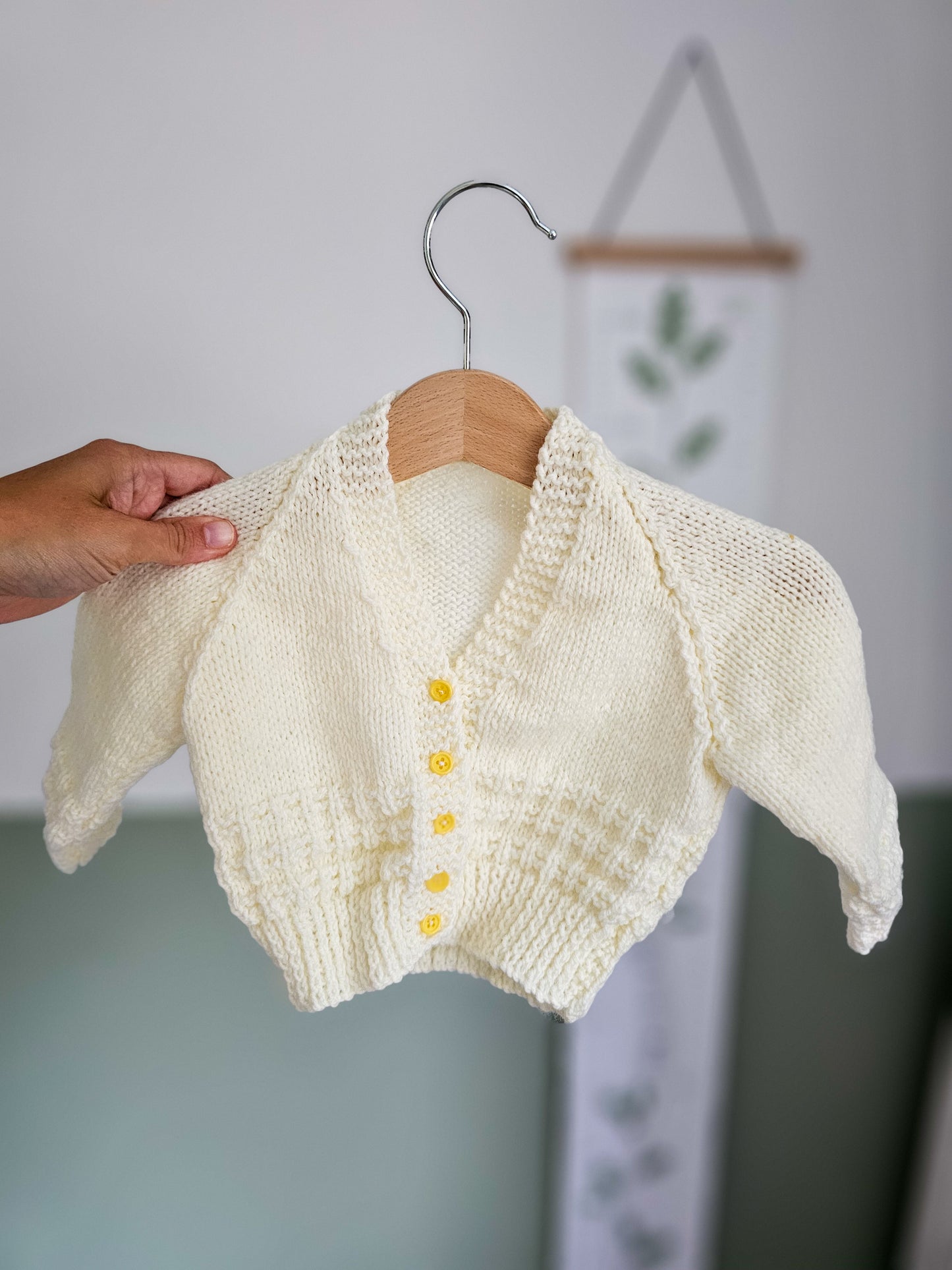 Pre-Loved Knitted Baby Cardigans – Personalised with Embroidered Name