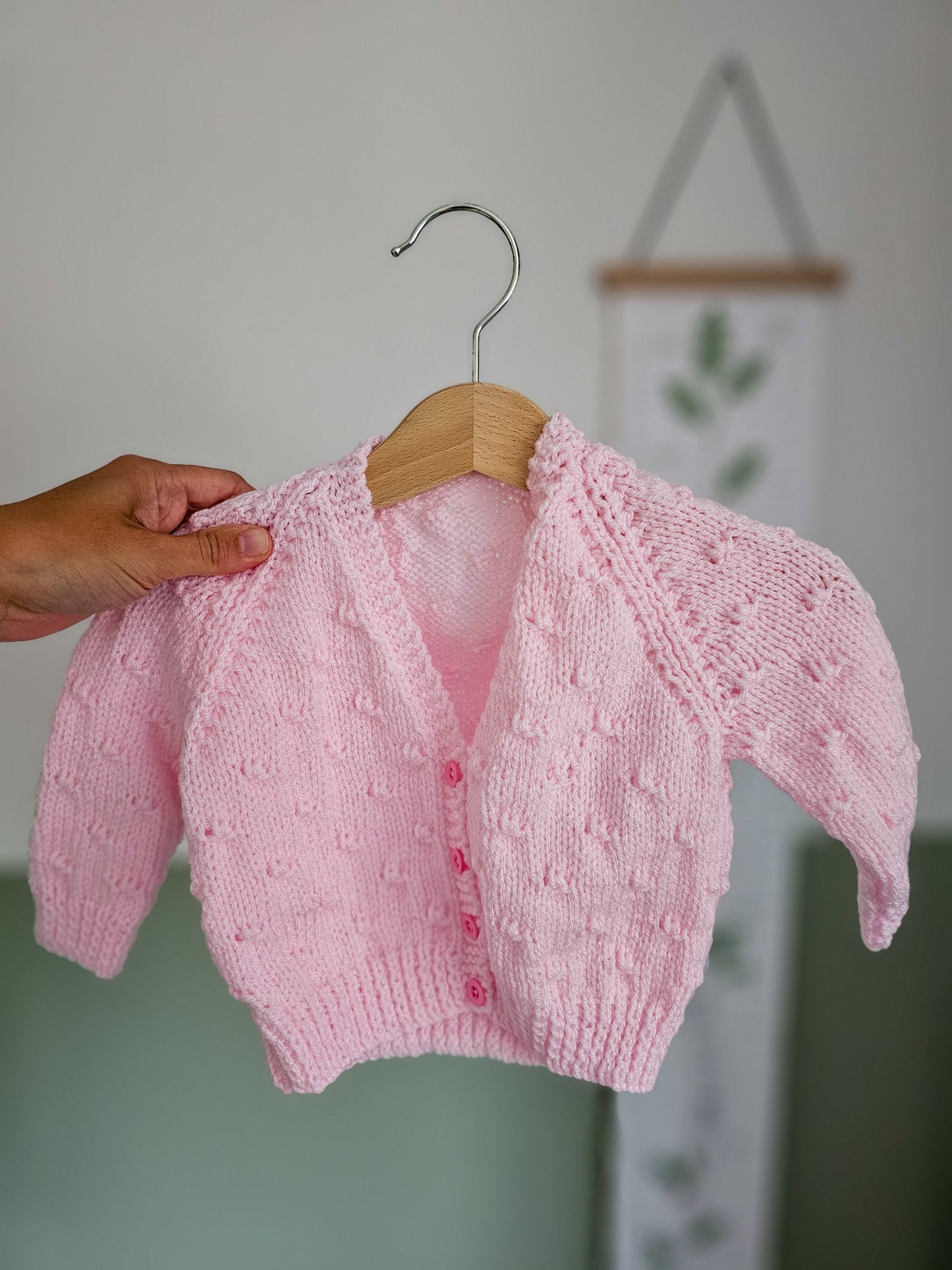 Pre-Loved Knitted Baby Cardigans – Personalised with Embroidered Name