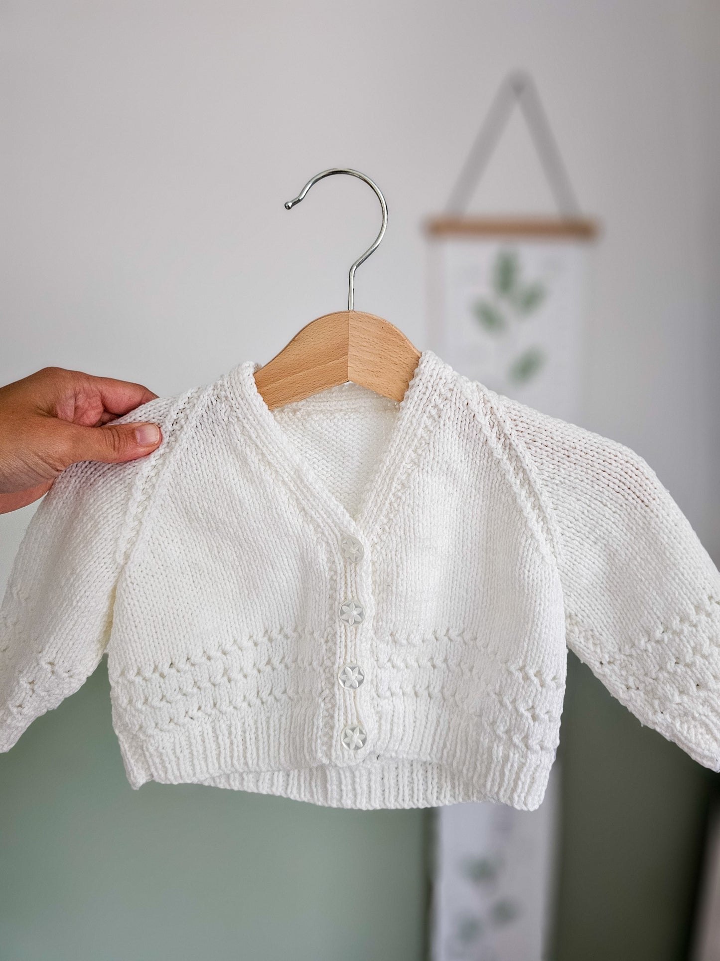 Pre-Loved Knitted Baby Cardigans – Personalised with Embroidered Name