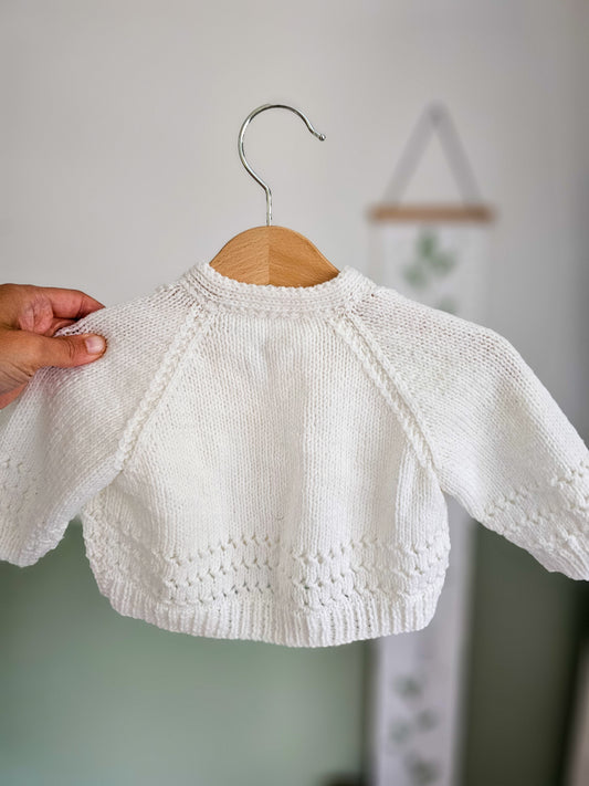 Pre-Loved Knitted Baby Cardigans – Personalised with Embroidered Name