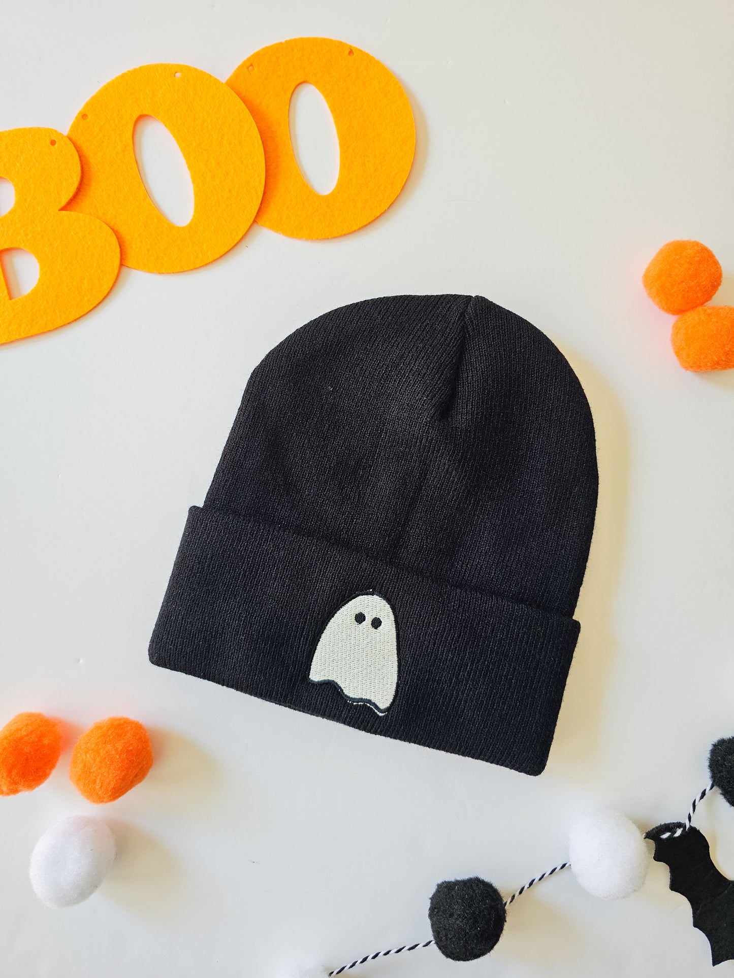 Children's Halloween, Embroidered Beanie Hat