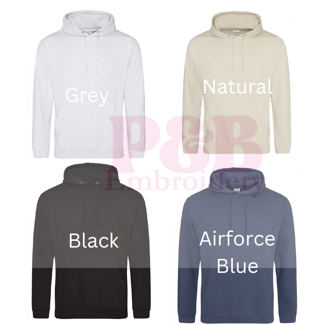 Personalized Dad Hoodie Custom Kids Names Embroidered on Sleeve