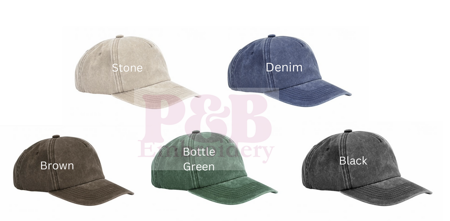 Personalised Embroidered Dad Cap - The Perfect Father's Day Gift