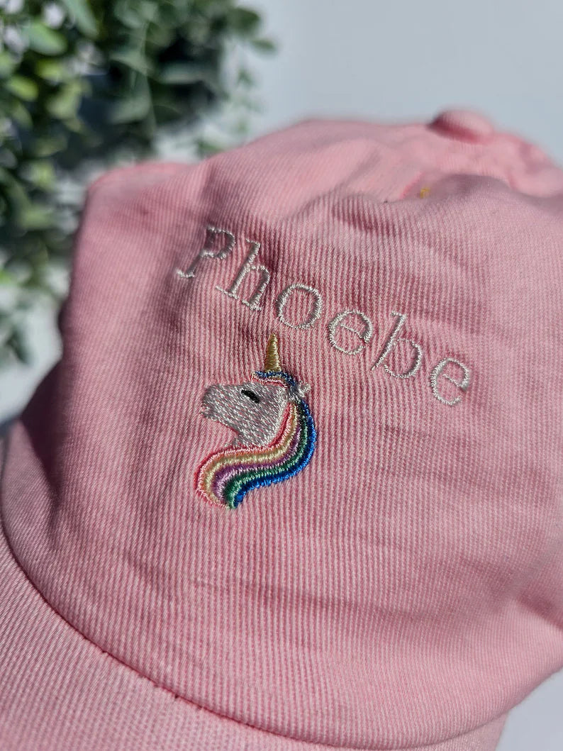 Personalised, Embroidered Toddler Sun Cap/Hat