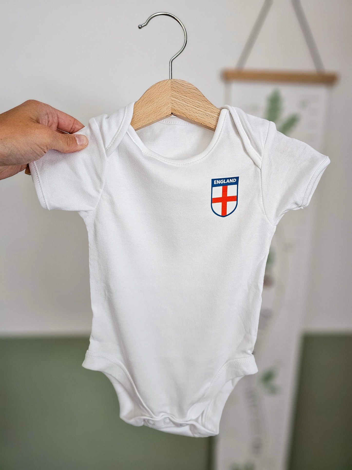 Personalised England Football T-Shirt | Custom Name & Number | Kids & Adults