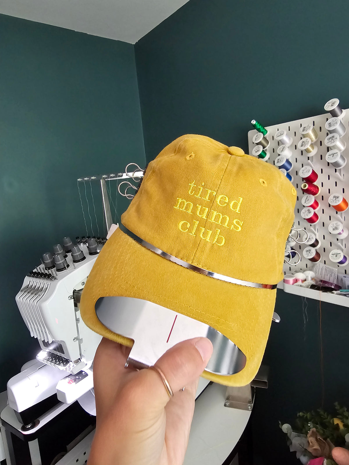 Personalised Embroidered Adult Cap | Custom Text Vintage Hat