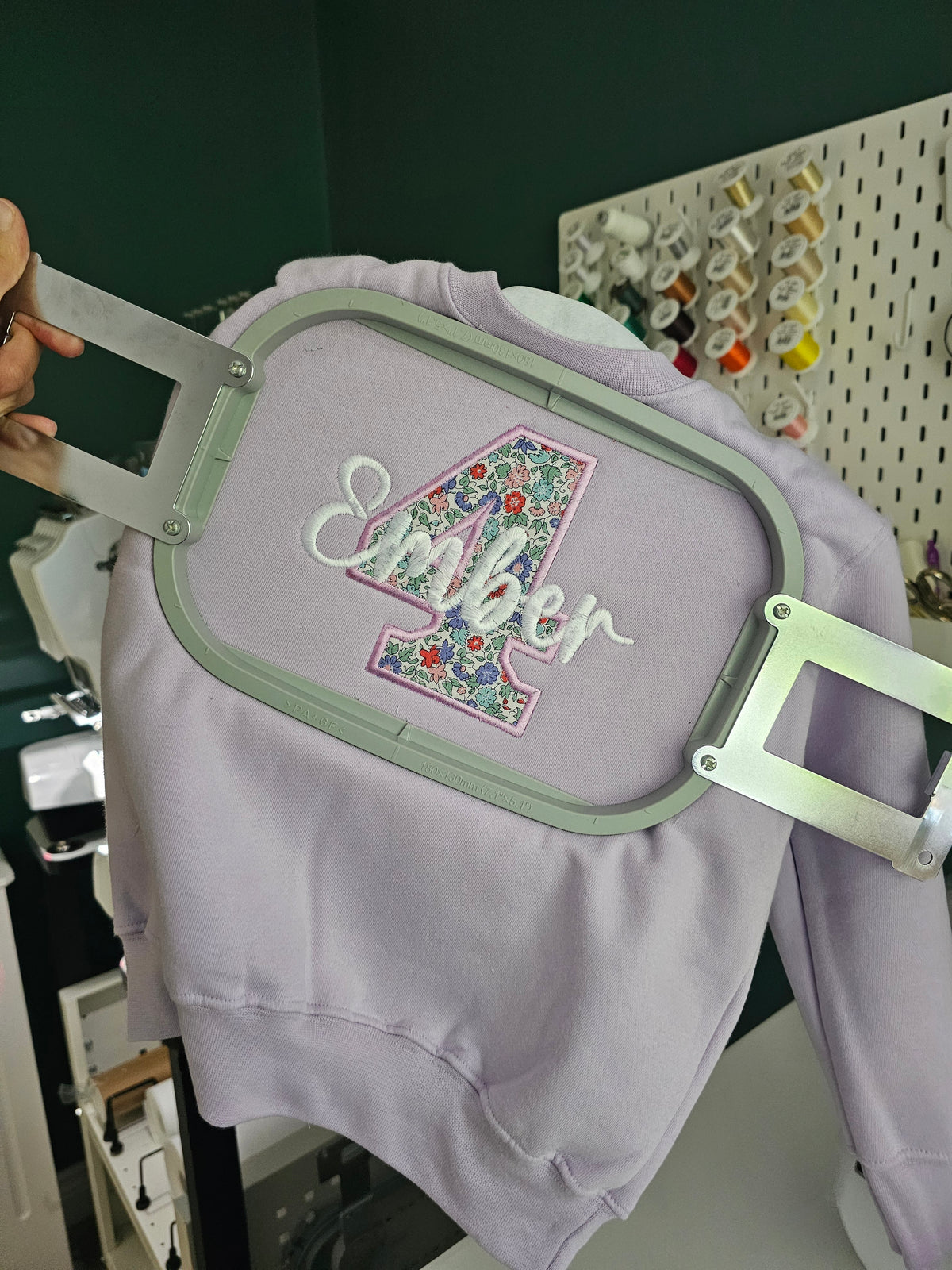 Embroidered, Liberty Applique, Birthday, Number Jumpers