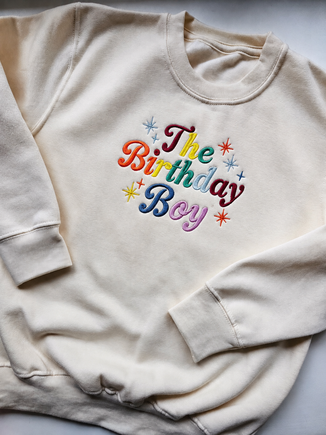 Birthday Boy Rainbow Jumper | Personalised Children’s Birthday Jumper