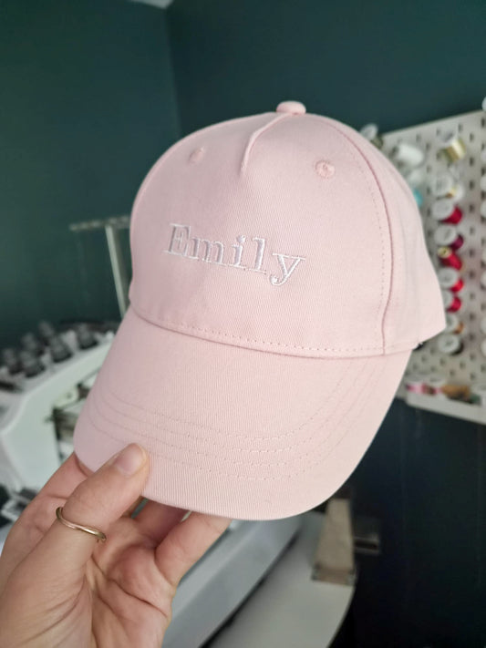 Personalised Kids Cap | Embroidered Name Cap | Organic Cotton