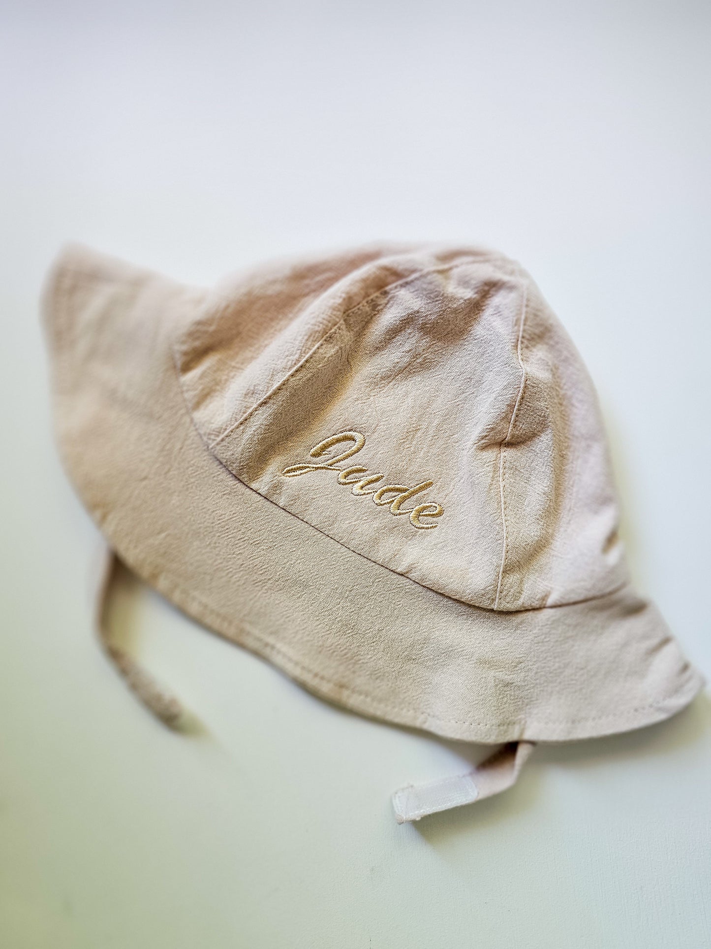 Personalised, Embroidered Baby Sun Hat