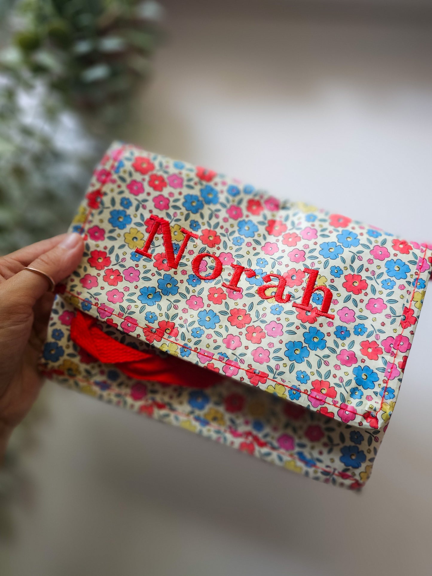Personalised Children’s Embroidered Lunch Bag| Teacher Gift