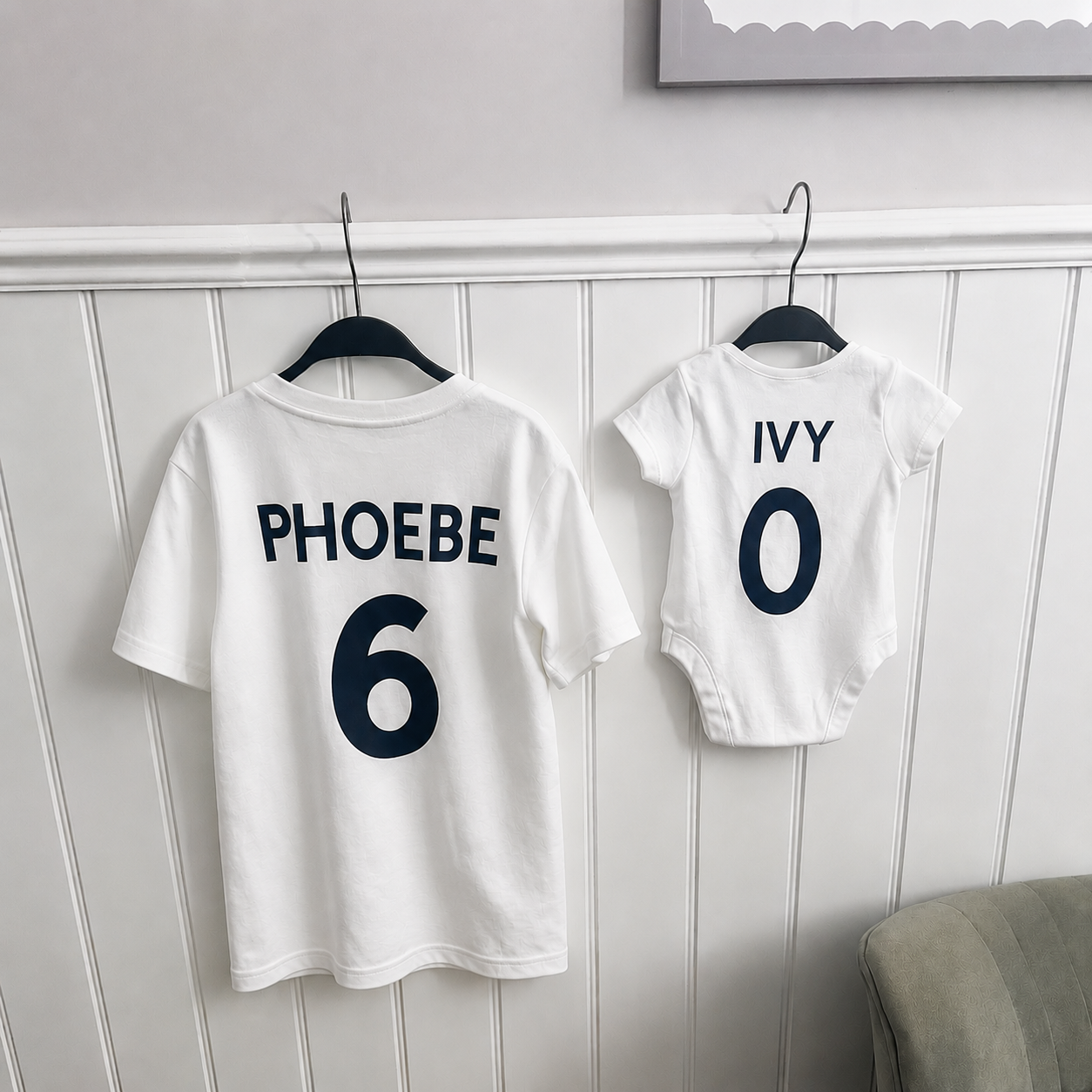 Personalised England Football T-Shirt | Custom Name & Number | Kids & Adults