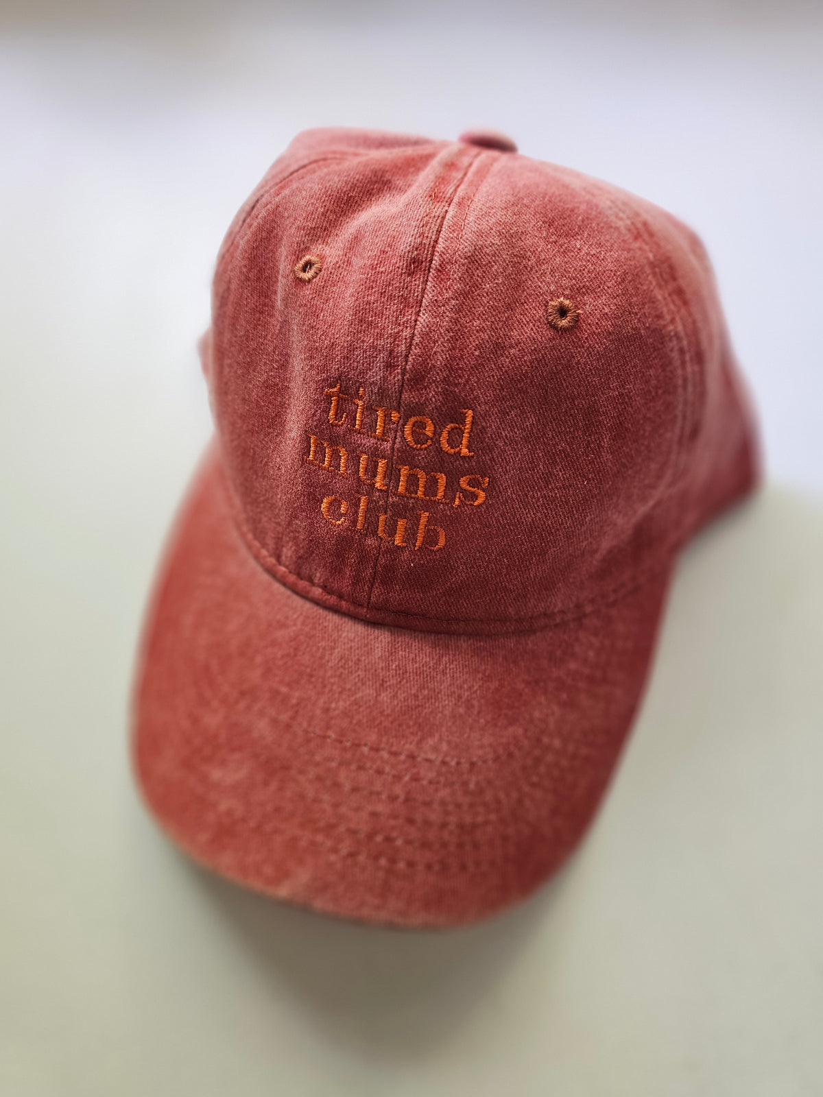 Personalised Embroidered Adult Cap | Custom Text Vintage Hat