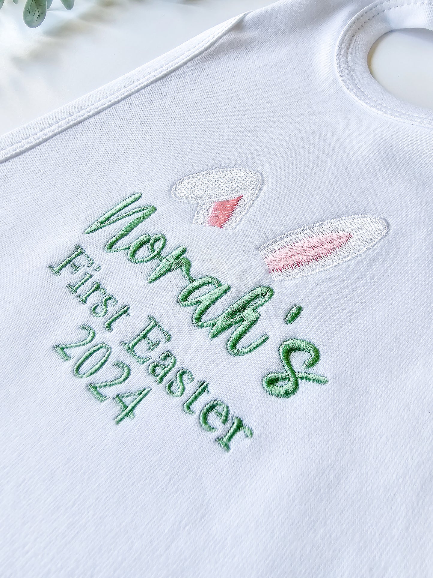 Personalised Baby's First Easter's 2026,Short-sleeved vest