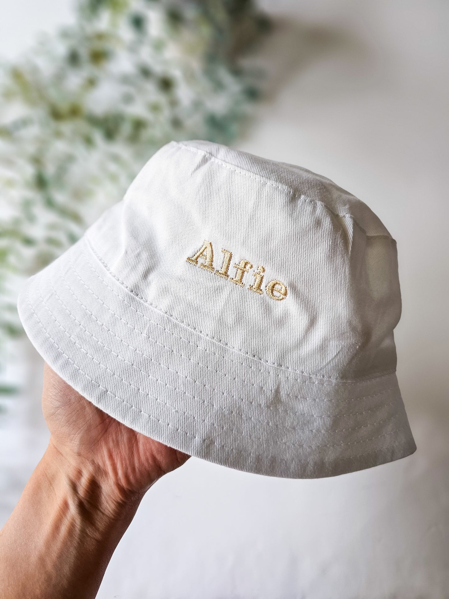 Personalised, Embroidered Children's Bucket Hat