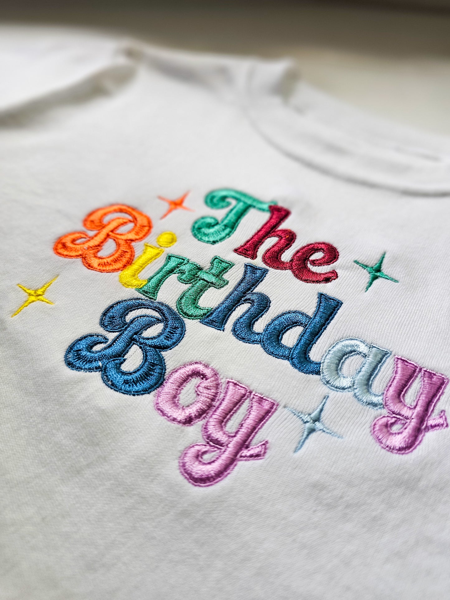 Birthday Boy Rainbow T-shirt | Personalised Children’s Birthday T-shirt