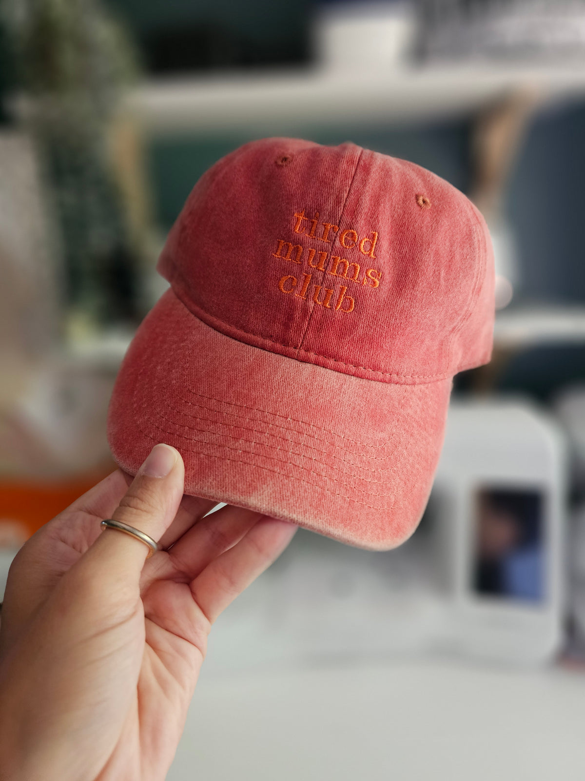 Personalised Embroidered Adult Cap | Custom Text Vintage Hat
