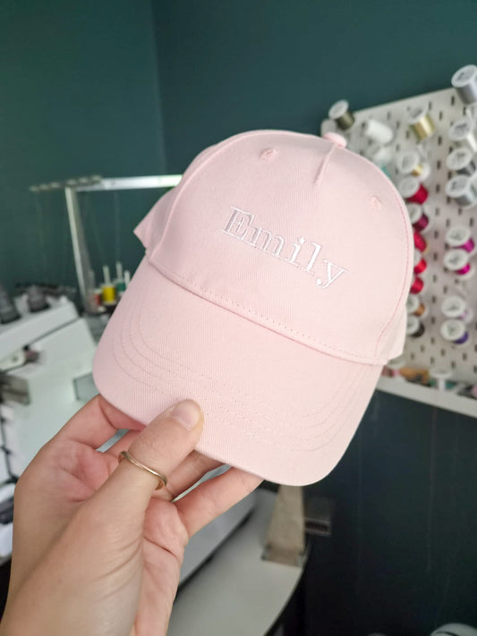 Personalised Kids Cap | Embroidered Name Cap | Organic Cotton